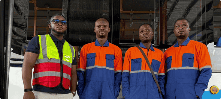 Group of Men Taking a Picture